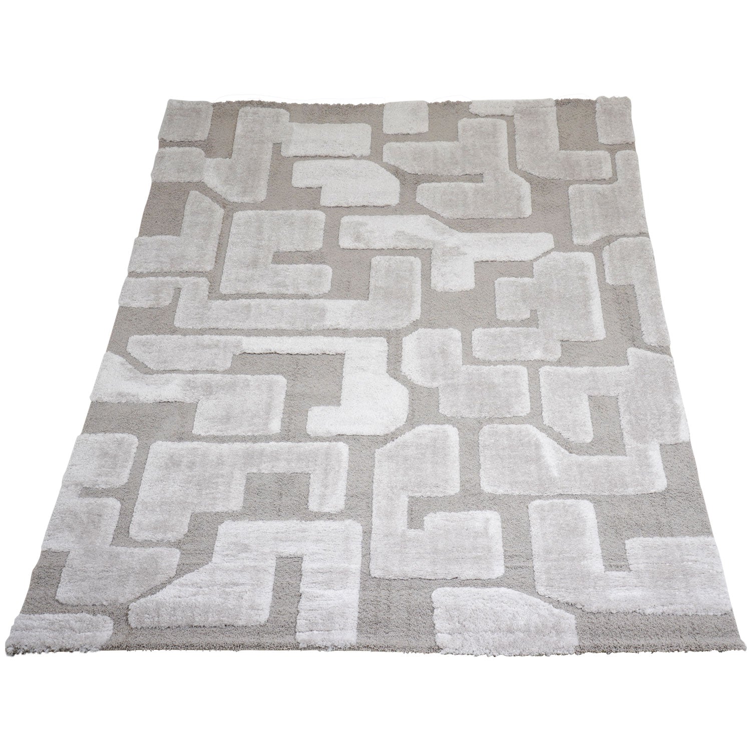 Vloerkleed Liana Beige - Beige Rechthoekig