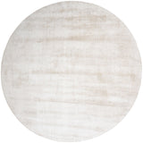 Vloerkleed Cos - Viscose Beige Rond - Beige Rond