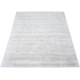 Vloerkleed Cos - Viscose Ivory - Wit Rechthoekig