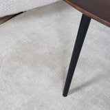 Vloerkleed Cos - Viscose Beige Rond - view 3