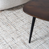 Vloerkleed Cross Beige Rond - view 4