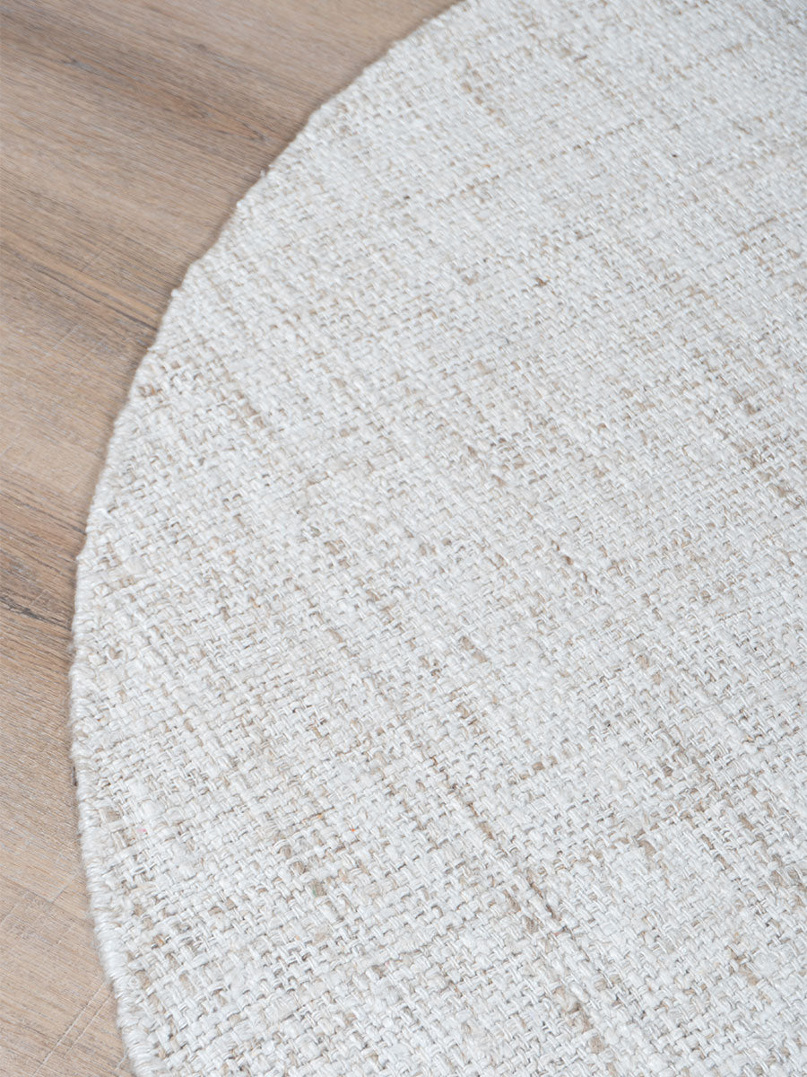 Vloerkleed Cross Light Beige Rond - view 3