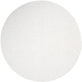 Vloerkleed Cross Naturel Rond - Wit Rond