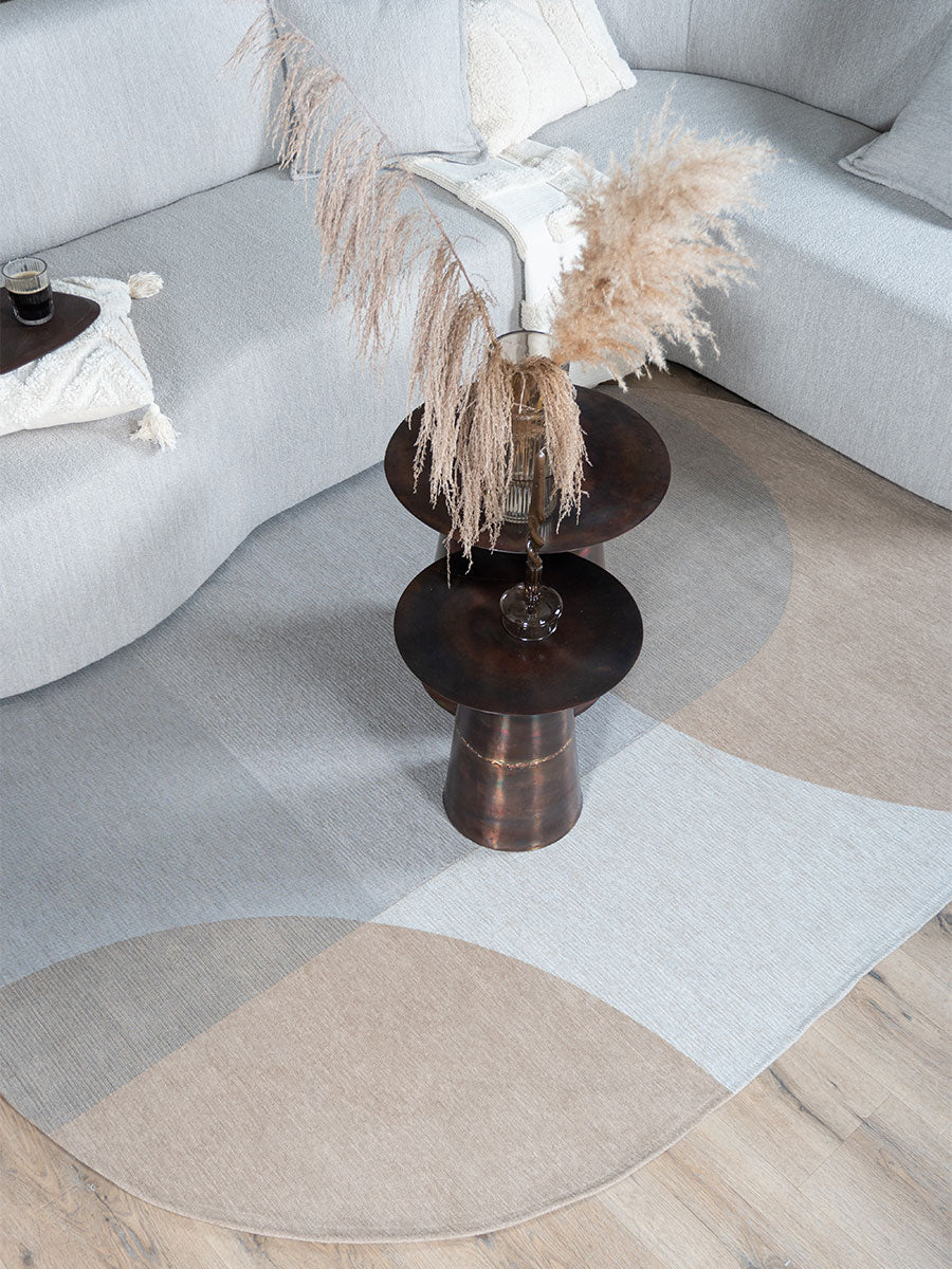 Vloerkleed Eli Beige Ovaal - view 2