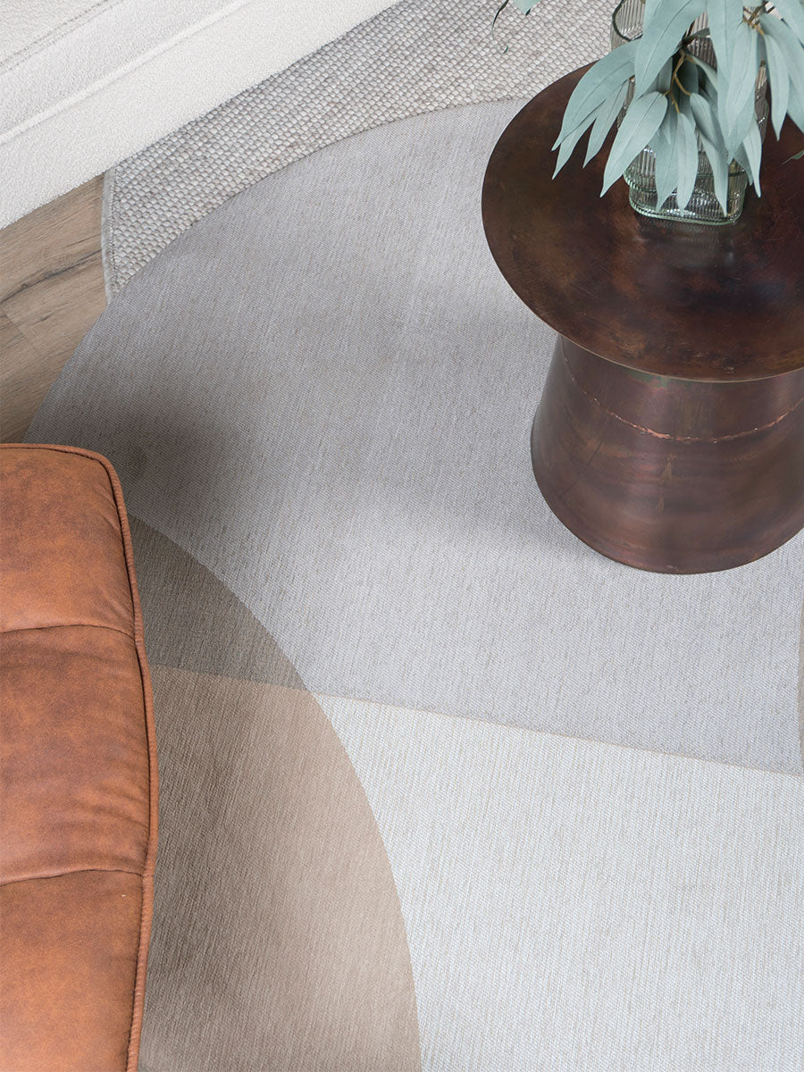Vloerkleed Eli Beige Rond - view 3