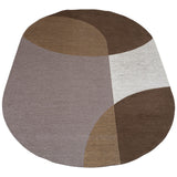 Vloerkleed Eli Brown Ovaal - Bruin Ovaal