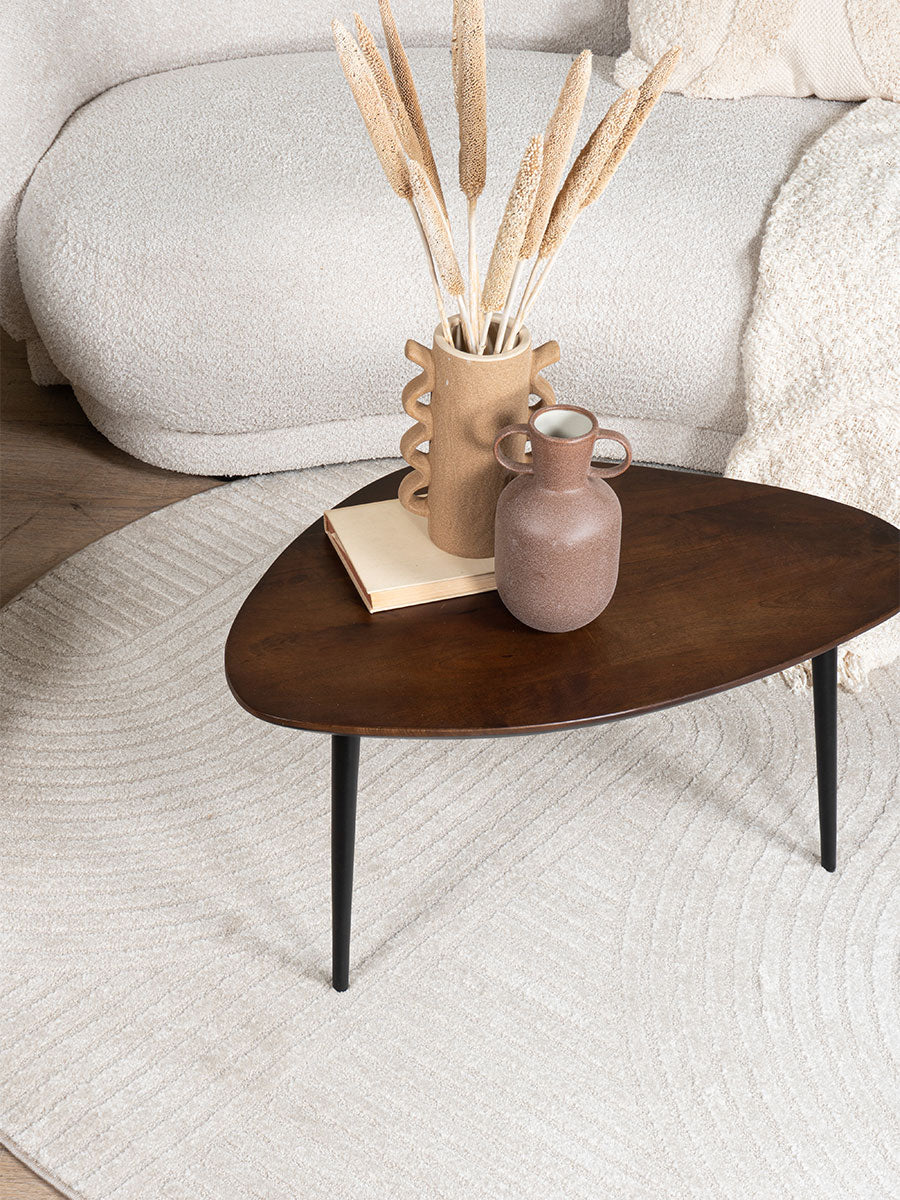 Vloerkleed Ella Beige Rond - view 3