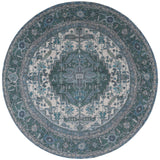 Vloerkleed Heris Green 10 Rond - Groen Rond