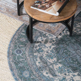 Vloerkleed Heris Green 10 Rond - view 3
