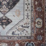 Vloerkleed Karaca Antraciet/Brown 09 - view 3