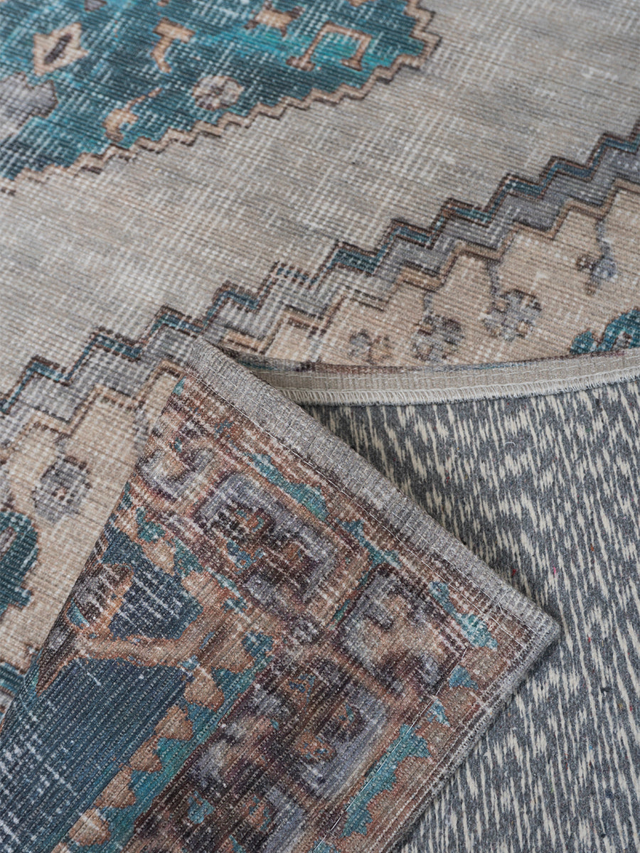 Vloerkleed Karaca Blue 03 - view 3