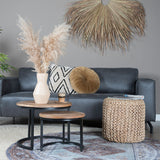 Vloerkleed Jute Bleached Rond - view 2
