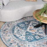 Vloerkleed Laria Blue 4 Ovaal - view 2