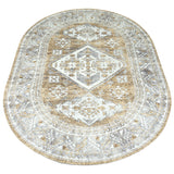 Vloerkleed Laria Brown 5 Ovaal - Geel Ovaal
