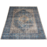Vloerkleed Madel Groen/Blauw - Groen Rechthoekig