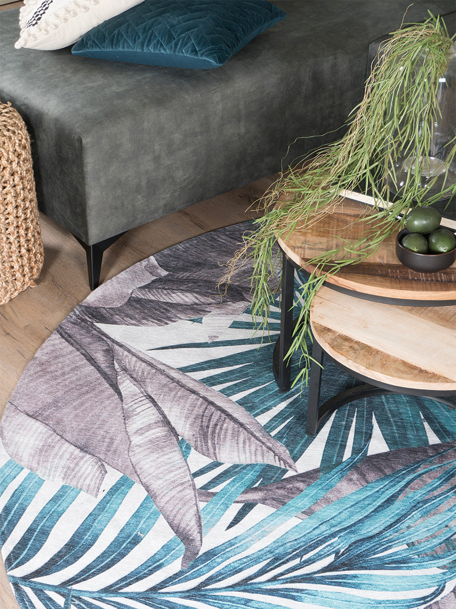 Vloerkleed Palm Green Rond - view 5