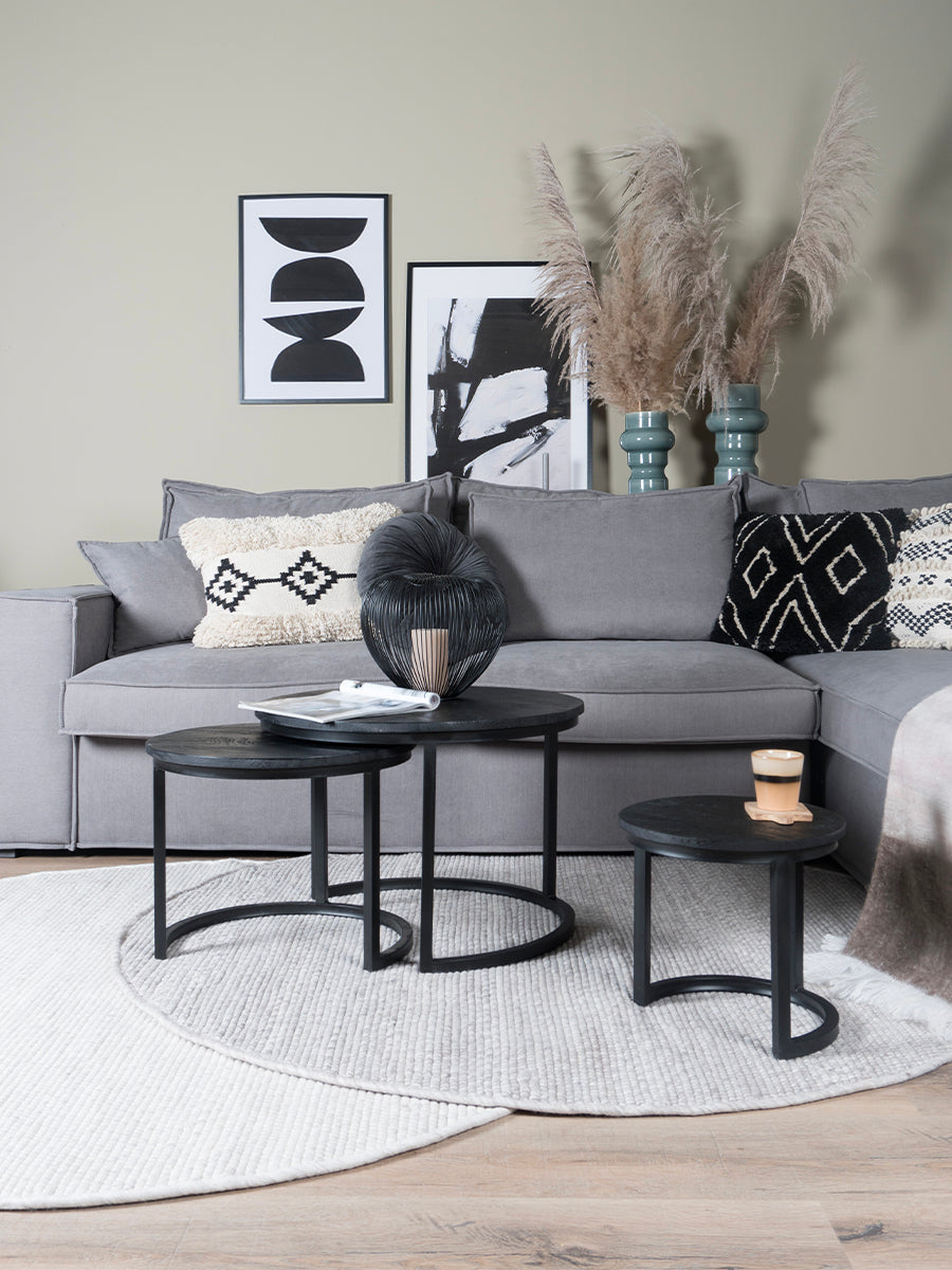 Vloerkleed Pebbel 815 Rond - view 3