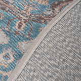 Vloerkleed Karaca Blue 03 Rond - view 2