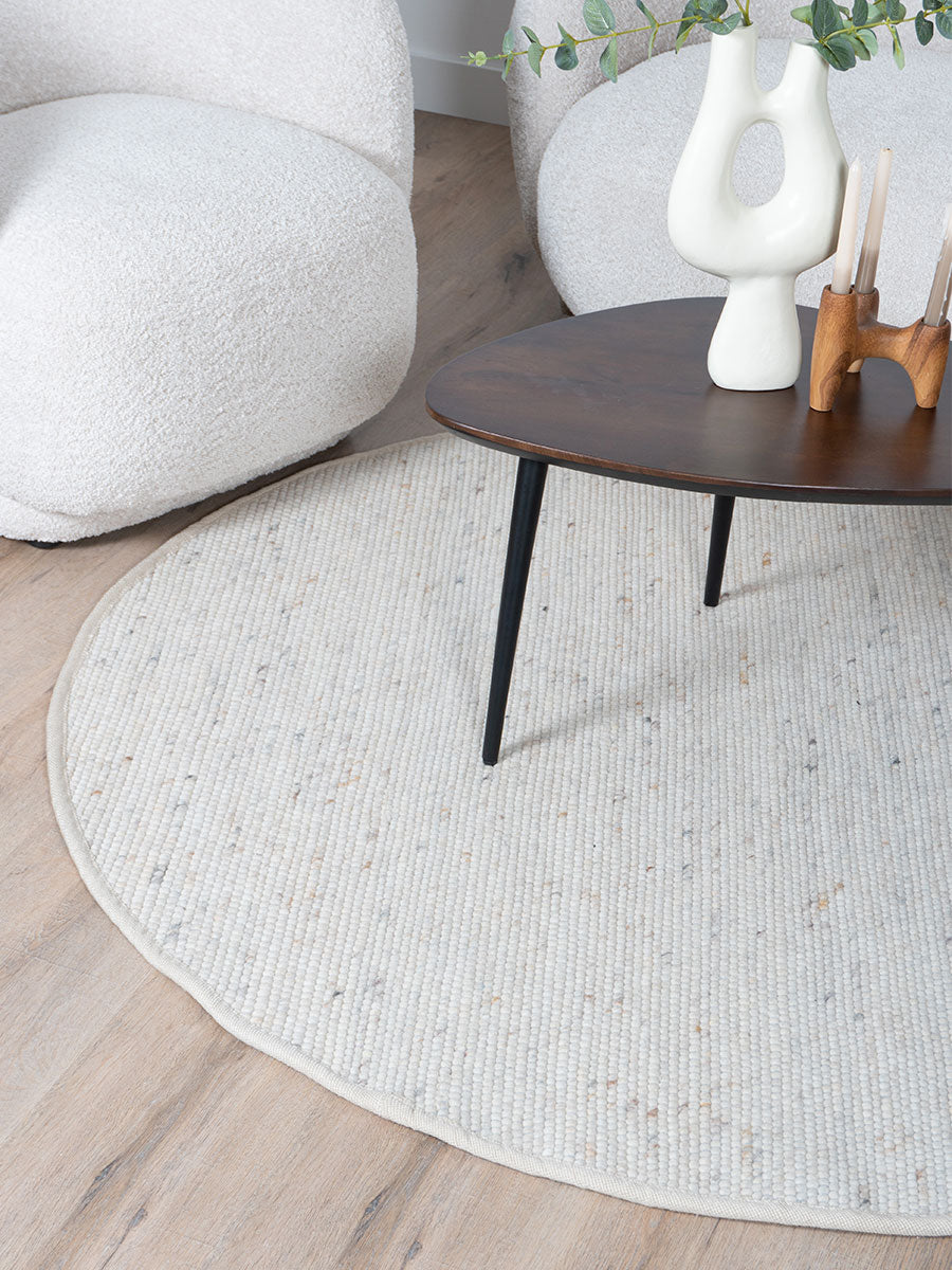 Vloerkleed Scott Beige Rond - view 5