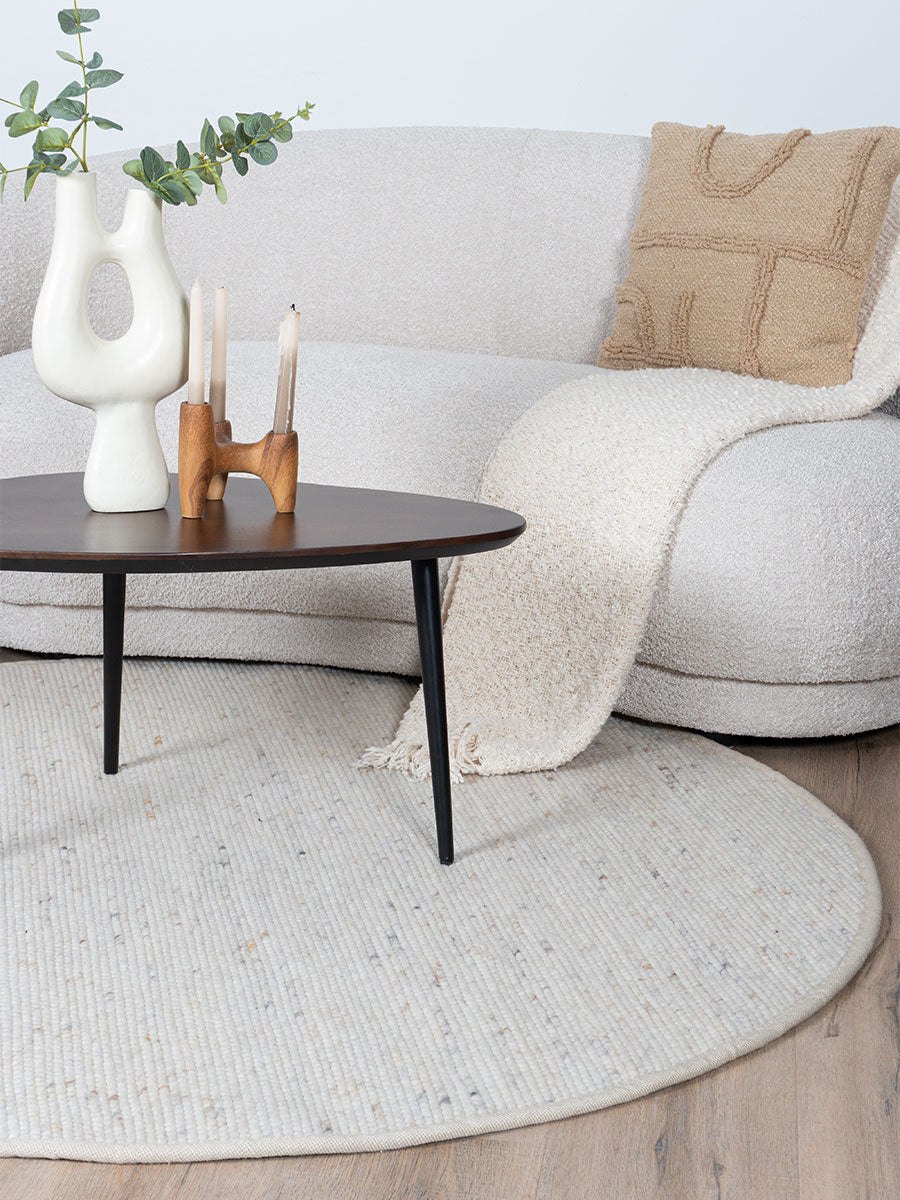 Vloerkleed Scott Beige Rond - view 4