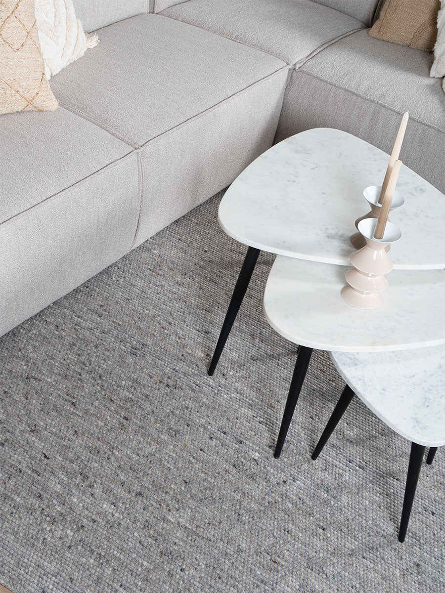 Vloerkleed Scott Donker Beige - view 3