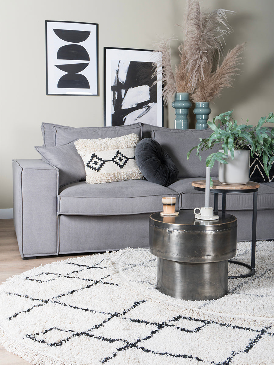 Vloerkleed Medina Cream Rond - view 2