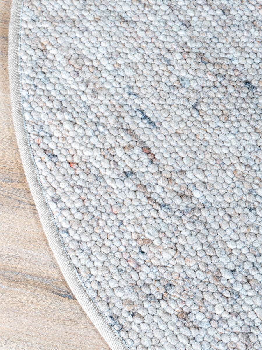 Vloerkleed Stone Donker Beige 417 Rond - view 3