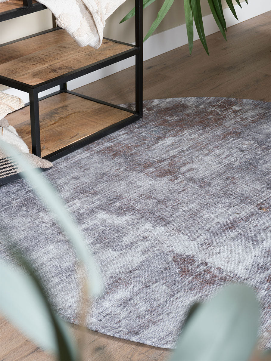 Vloerkleed Yara Brown Rond - view 3