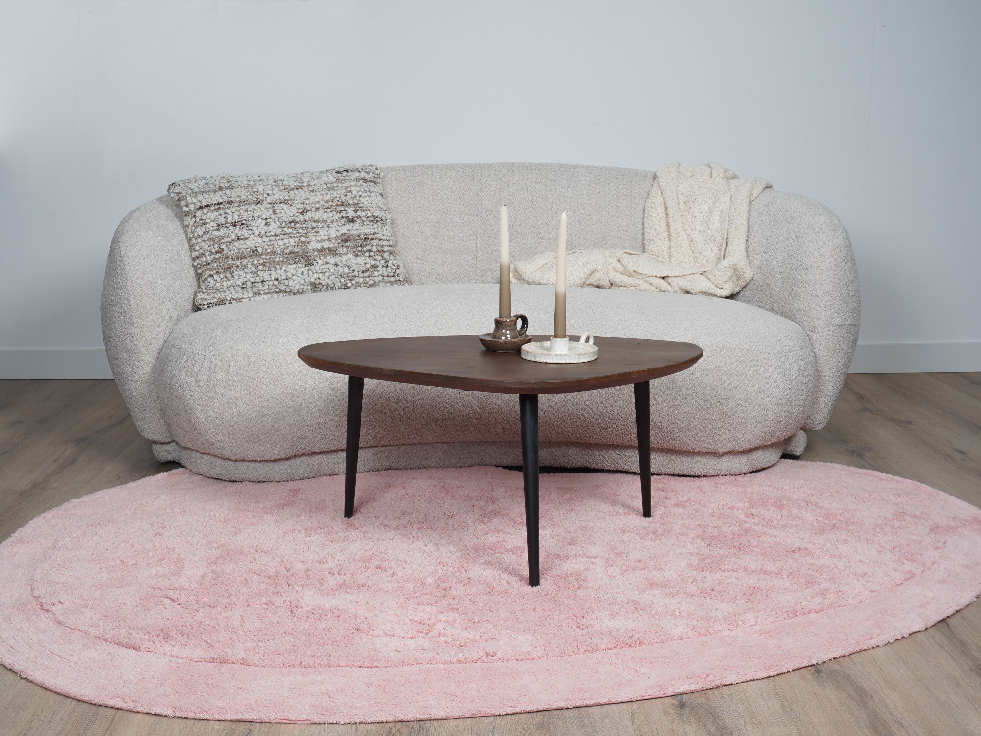 Vloerkleed Bodi - Pink - view 2