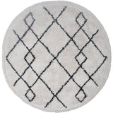 Vloerkleed Medina Cream Rond - Wit Rond