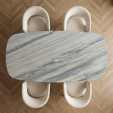 Pastello kwartsiet tafel