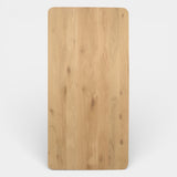 Tafelblad Rechthoekig met afgeronde hoeken Eikenhout