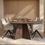 Tafel Tessa - Deens Ovaal - Massief Eikenhout