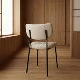 Japandi Eetkamerstoel Anto – Beige