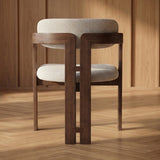 Japandi Stoel Yuki - Walnut