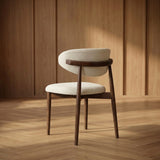 Japandi Eetkamerstoel Mei – Walnut
