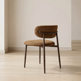 Japandi Eetkamerstoel Rin - Walnut & Lichtbruin