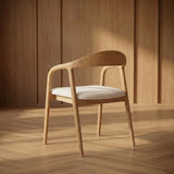 Japandi Eetkamerstoel Nagi – Natural & Beige