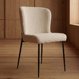 Eetkamerstoel Risa - Bouclé Beige