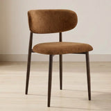 Japandi Eetkamerstoel Rin - Walnut & Lichtbruin