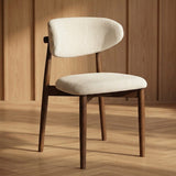 Japandi Eetkamerstoel Mei – Walnut