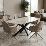 Rose Aurora Light marmer tafel