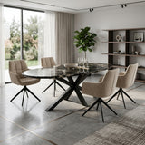 Cosmic Black kwartsiet tafel