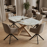 Deep Blue kwartsiet tafel