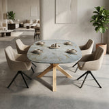 Deep Blue kwartsiet tafel