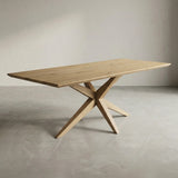 Rechthoekig Eikenhout - Matrix Hout Taps