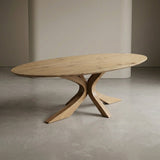 Ovaal - Matrix Retro Hout