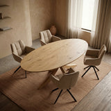 Tafel Beza - Ovaal - Matrix Retro Hout