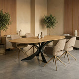Tafel Dako - Plat ovaal - Matrix Retro