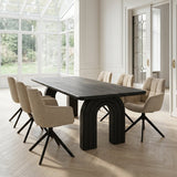 Black Friday Tafel Doria  - Rechthoekig - Massief Eikenhout